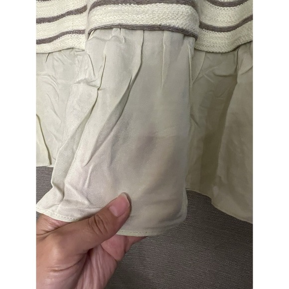 LOGO by Lori Goldstein  Stripped Yellow Blouse - Picture 6 of 11